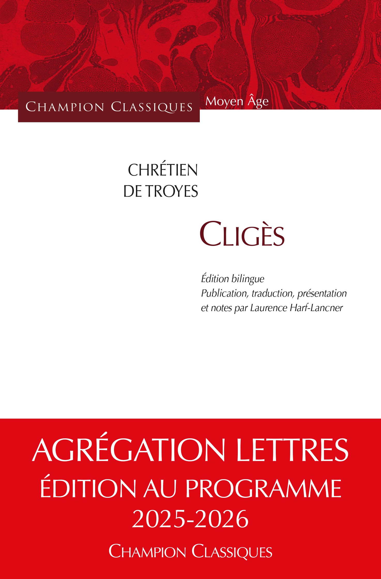 CLIGÈS - AGRÉGATION LETTRES 2026
